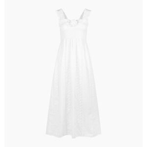 Hill House Home The Rosetta Nap Dress - White Voile Broderie Size SWhite Voile B